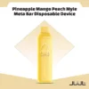 Pineapple Mango Peach Myle Meta Bar Disposable Device