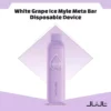 White Grape Ice Myle Meta Bar Disposable Device