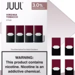 Shop JUUL Virginia Tobacco 3% pods for Juul Device with Fast Delivery