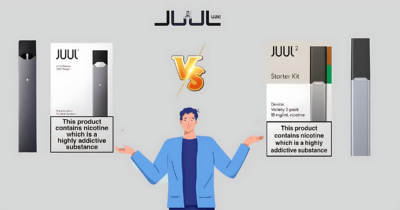 Juul Device vs Juul 2 Device