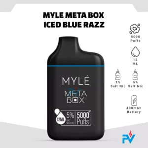 Myle Meta Box Iced Blue Razz Disposable Device