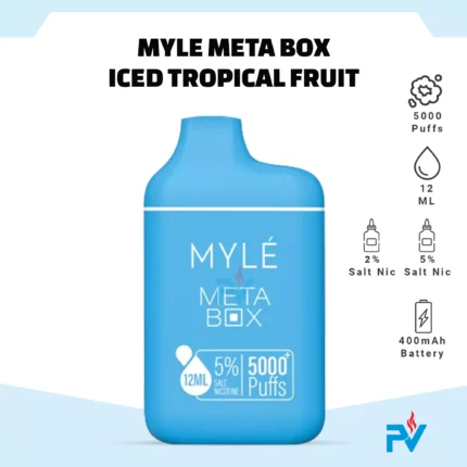 MYLE Meta Box Iced Tropical Fruit Disposable Device