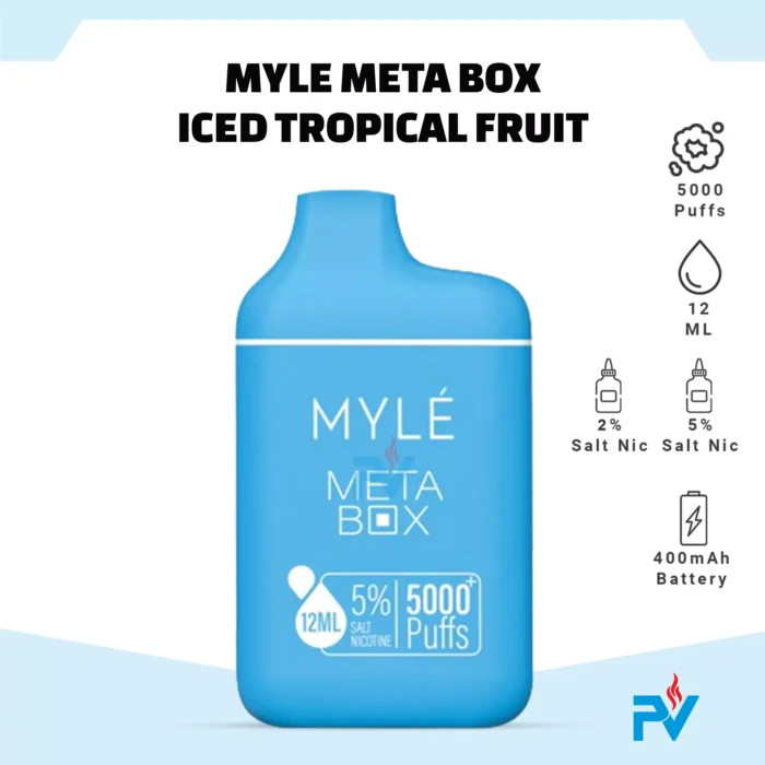 MYLE Meta Box Iced Tropical Fruit Disposable Device