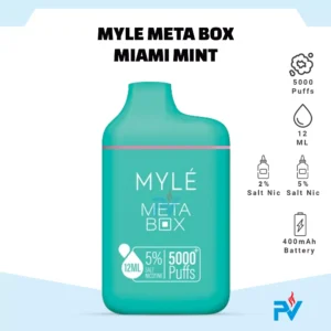 Myle Meta Box Miami Mint Disposable