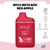 Myle Meta Box Red Apple Disposable Device in UAE