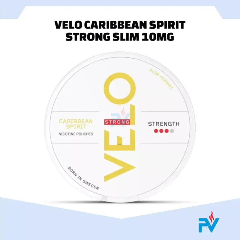 VELO CARIBBEAN SPIRIT STRONG SLIM 10MG