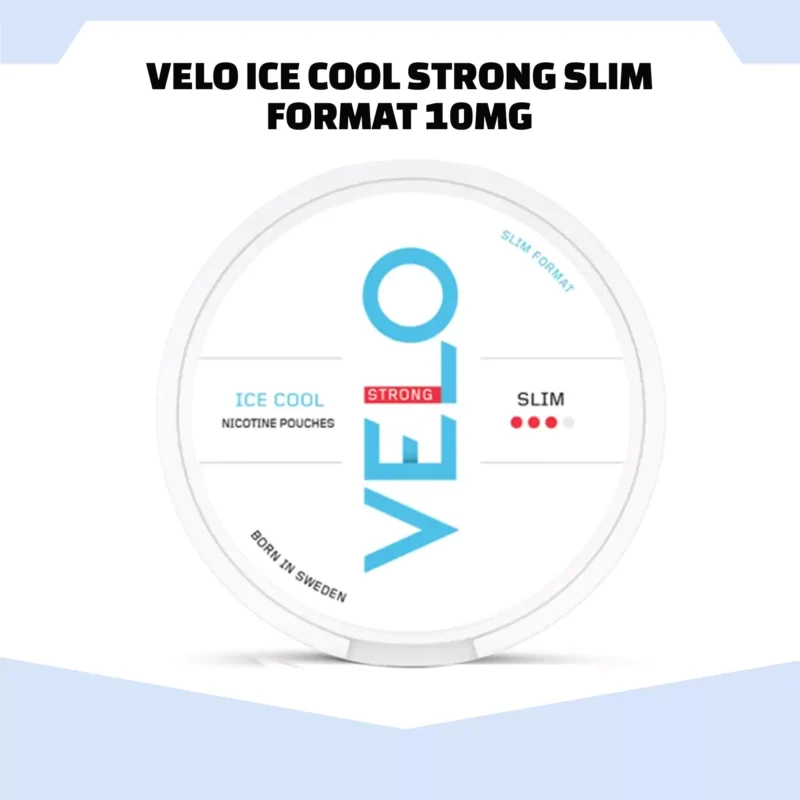 VELO ICE COOL STRONG SLIM FORMAT 10MG