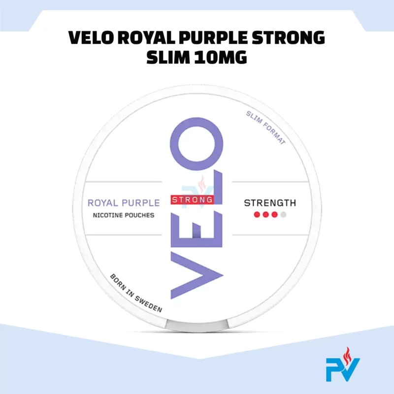 VELO ROYAL PURPLE STRONG SLIM 10MG