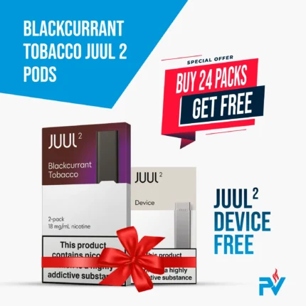 Blackcurrant Tobacco Juul 2 Pods Combo Offer