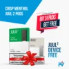 Buy juul 2 pods crisp menthol with Free JUUL 2 Device