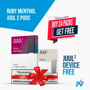 Ruby Menthol Juul 2 Pods Combo Offer
