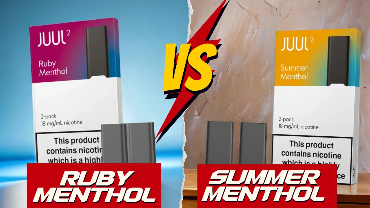 JUUL 2's Ruby Menthol vs Summer Menthol Pods Comparison UAE
