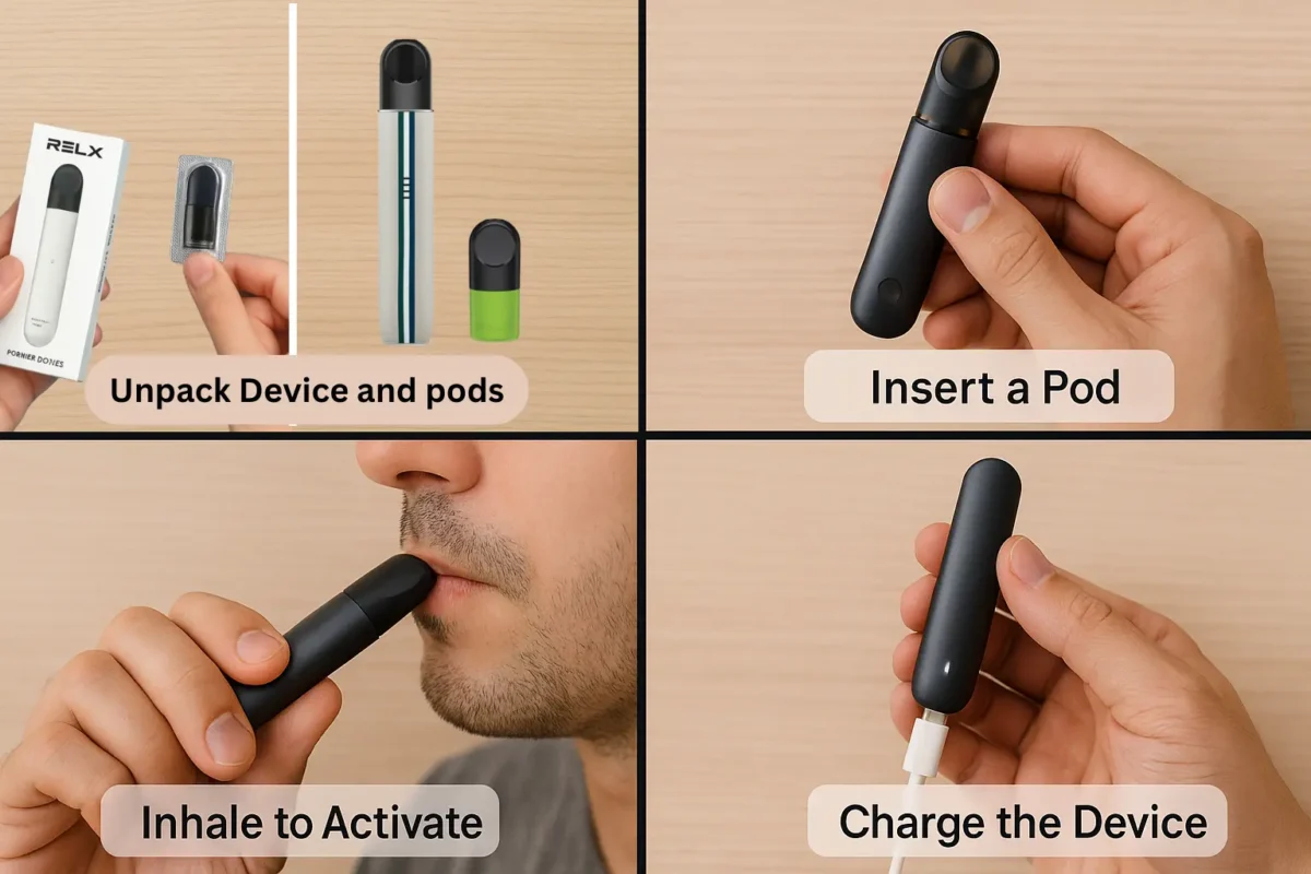 How to Use a RELX Pod