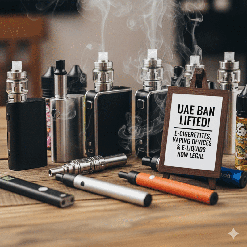 Is JUUL/Vaping allowed in the UAE?