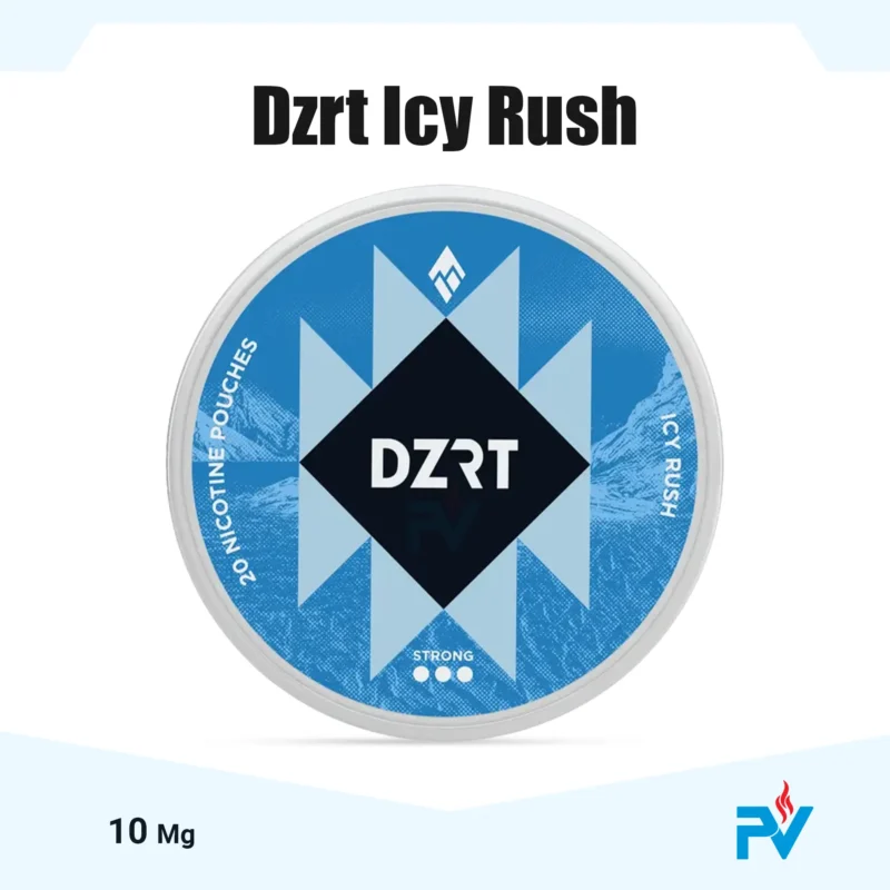 Shop DZRT Icy Rush 10mg Nicotine Pouches in Dubai