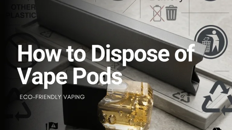Eco-Friendly Vaping: How to Dispose of Pods Responsibly in Dubai