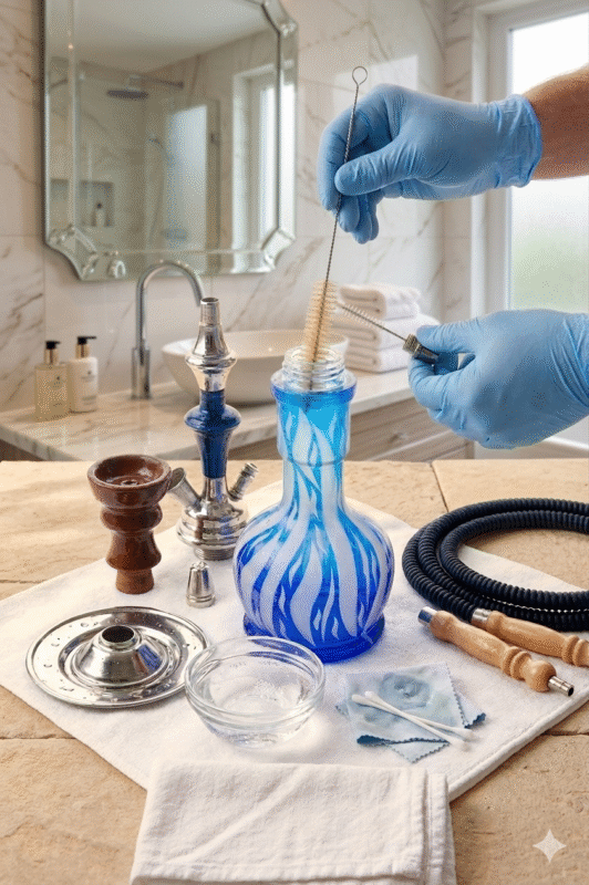 Step-by-Step Hookah Cleaning Routine