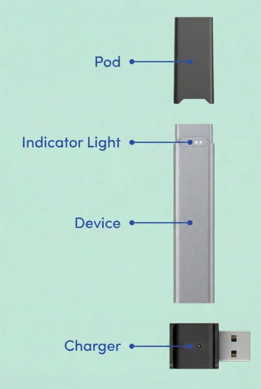 Juul 2 Device Light Indicator Visual for Juul Dubai