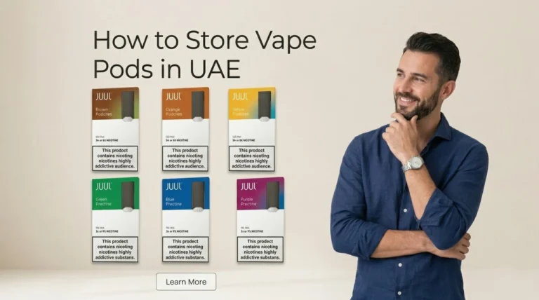 How to Store Vape Pods in UAE clear image