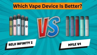 MYLE V4 vs RELX Infinity 2 comparison guide for uae vapers