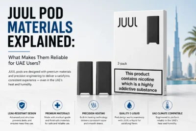 JUUL pod internal materials explained showing wick, heating element and structure