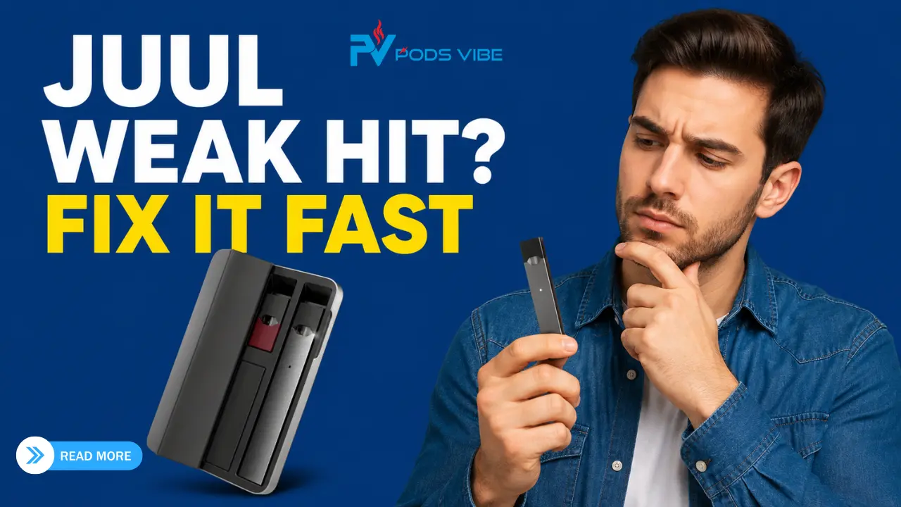 Fix a Weak JUUL Hit in Minutes Airflow Seal and Pod Tips