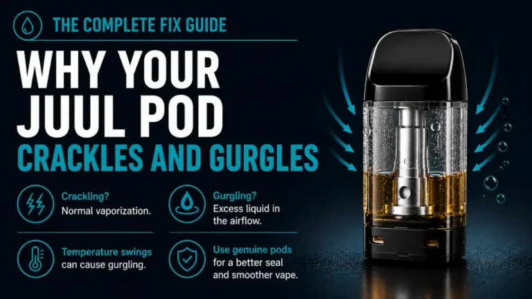 Why Your JUUL Pod Crackles & Gurgles The Complete Fix Guide