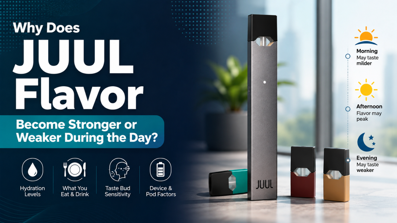 JUUL Flavor Stronger in Morning, Weaker Later? Here's Why