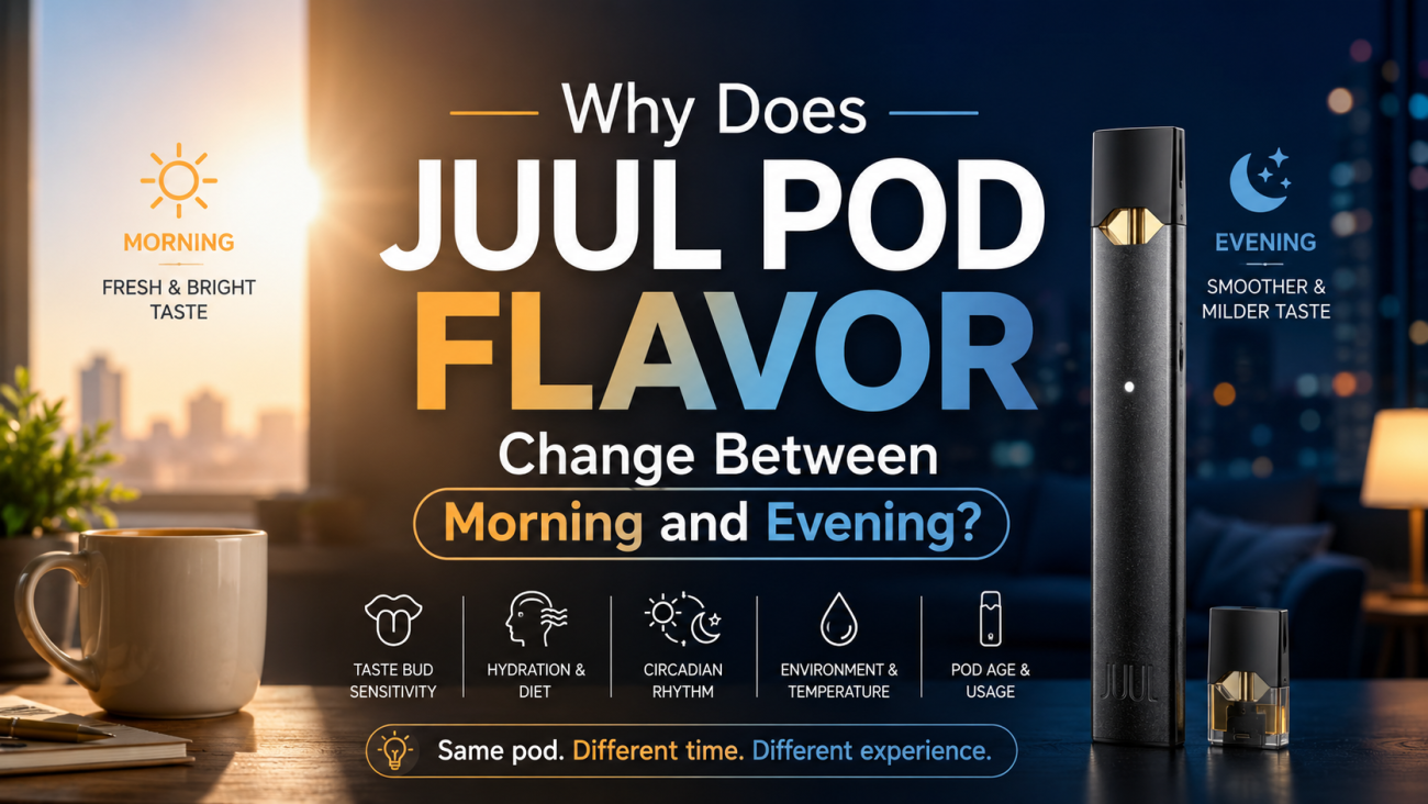 Why Does My JUUL Taste Different in the Evening?