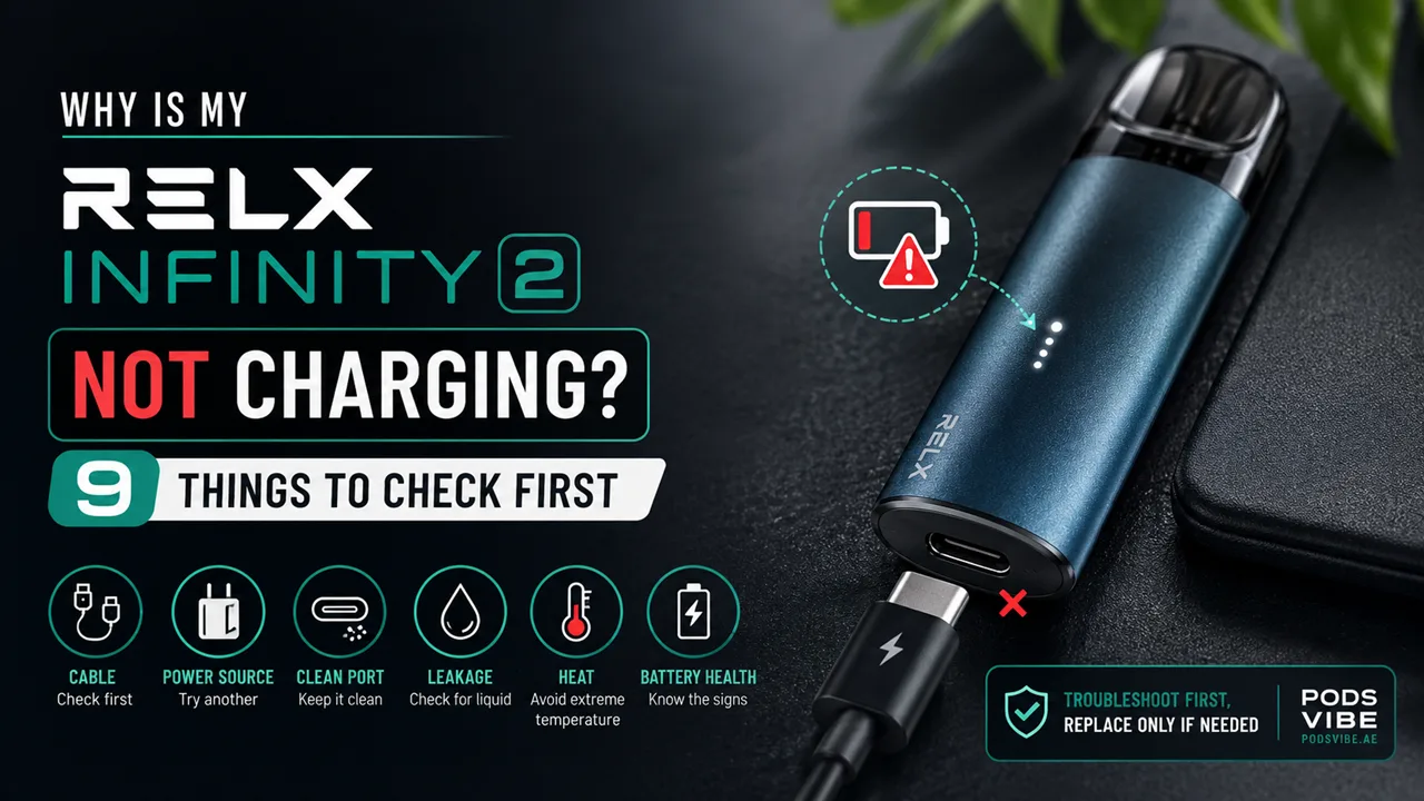 Why Is My RELX Infinity 2 Not Charging 9 Things to Check First