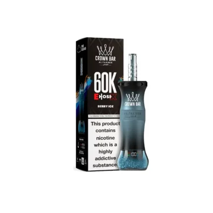 Al Fakher Crown Bar E-Hose 60000 Puffs Berry Ice disposable vape device