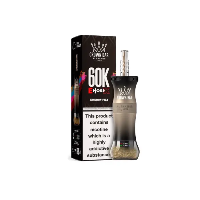 Al Fakher Crown Bar E-Hose 60000 Puffs Cherry Fizz