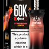 Al Fakher Crown Bar E-Hose 60000 Puffs Strawberry Peach now in dubai
