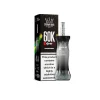 Al Fakher Crown Bar E-Hose 60000 Puffs Grape Mint vape device showing curved screen and airflow control