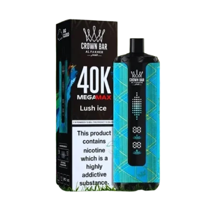 Buy Al Fakher Crown Bar Lush Ice Mega Max 40000 Puffs in Dubai