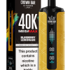 Al Fakher 40000 Puffs Blueberry Lemonade disposable vape with Crown Bar branding available in the UAE