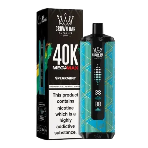 Al Fakher Crown Bar Spearmint Mega Max 40000 Puffs