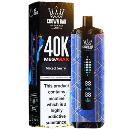 buy Al Fakher Crown Bar Mixed Berry Mega Max 40000 Puffs in Dubai