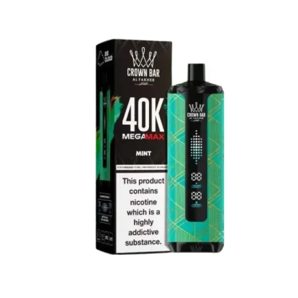 Al Fakher Crown Bar Mega Max 40000 Puffs Mint disposable vape device