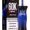 Al Fakher Crown Bar E-Hose 60000 Puffs Berry Blue vape with a sweet berry flavor profile