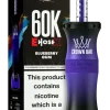 Al Fakher Crown Bar E-Hose 60000 Puffs Blueberry Gum vape with fruity blueberry and chewing gum flavor in Dubai