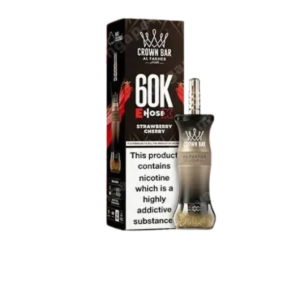 Buy Al Fakher E-Hose X Crown Bar 60000 Puffs Strawberry Cherry in Dubai