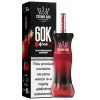 Al Fakher Crown Bar E-Hose 60000 Puffs Watermelon Cherry disposable vape with watermelon and cherry flavor branding