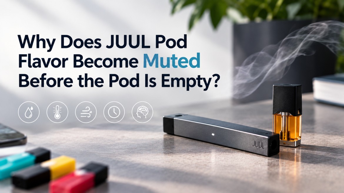 JUUL Pod Taste Weak With Liquid Left? Read This