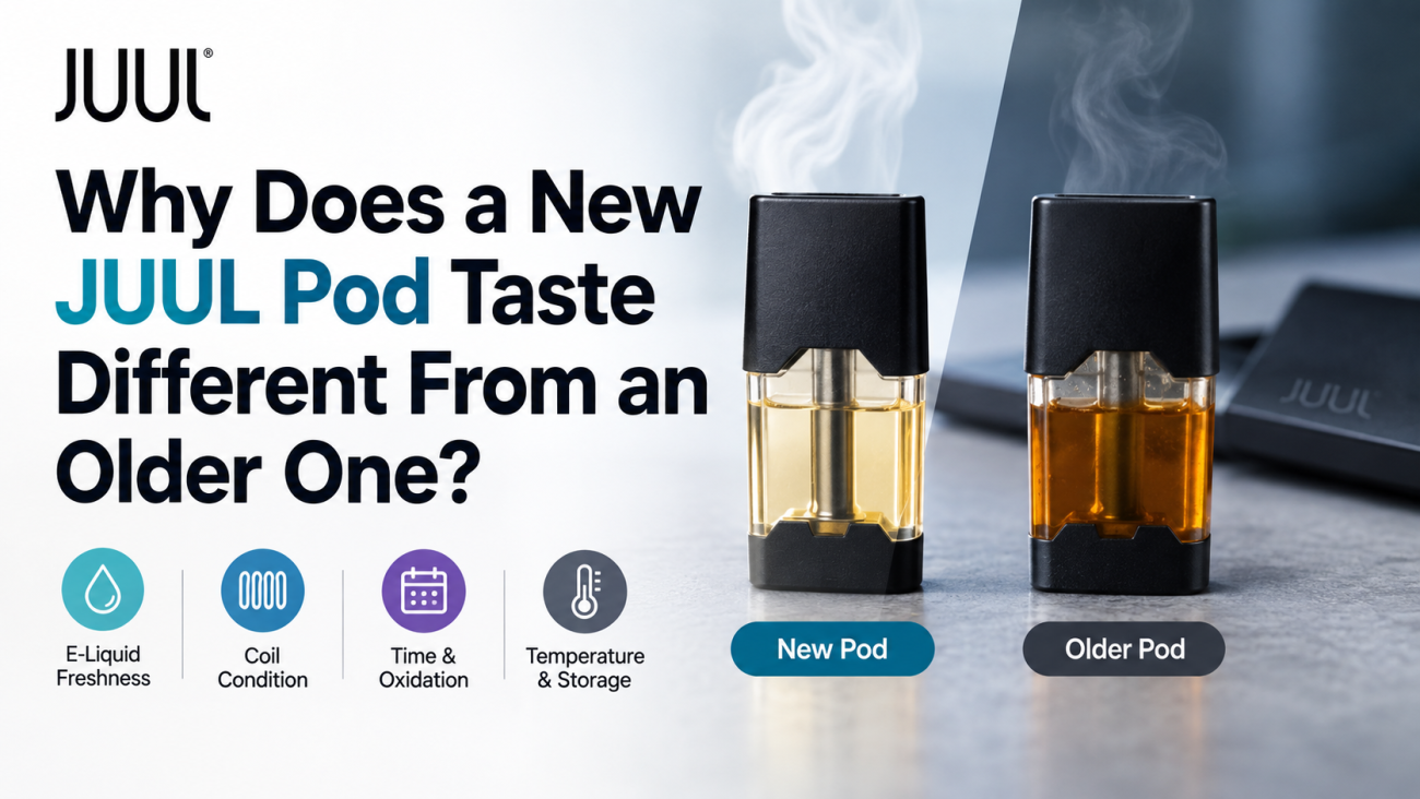 Why Does My New JUUL Pod Taste Different?