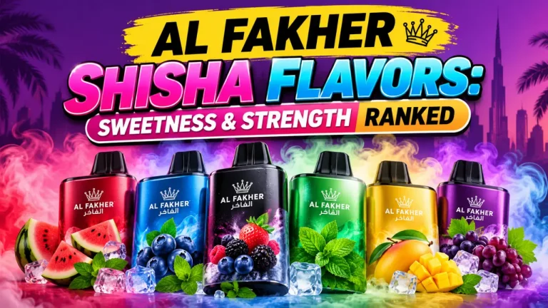 Al Fakher Shisha Flavors Ranked by Sweetness and Strength Guide for UAE Vapers 