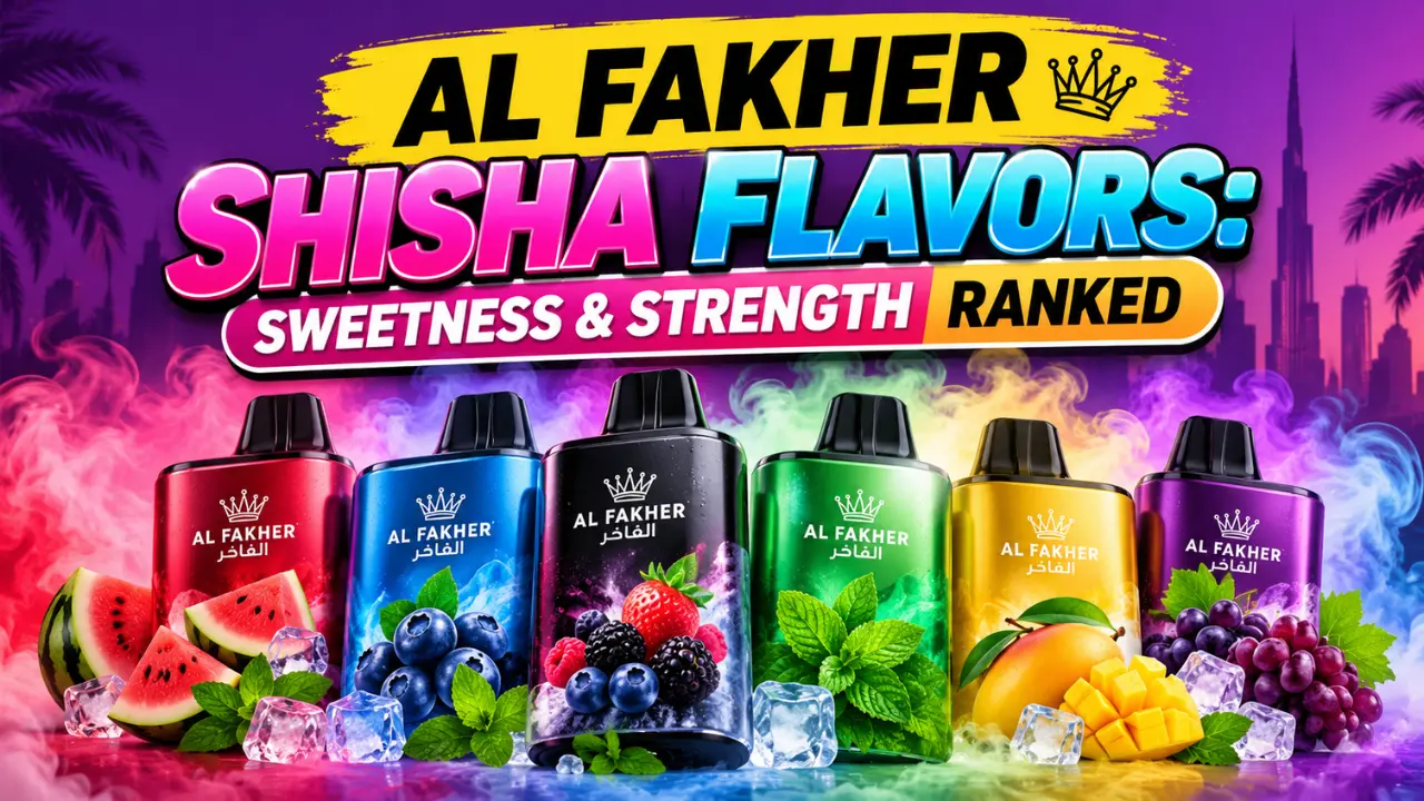 Al Fakher Shisha Flavors Ranked by Sweetness and Strength Guide for UAE Vapers