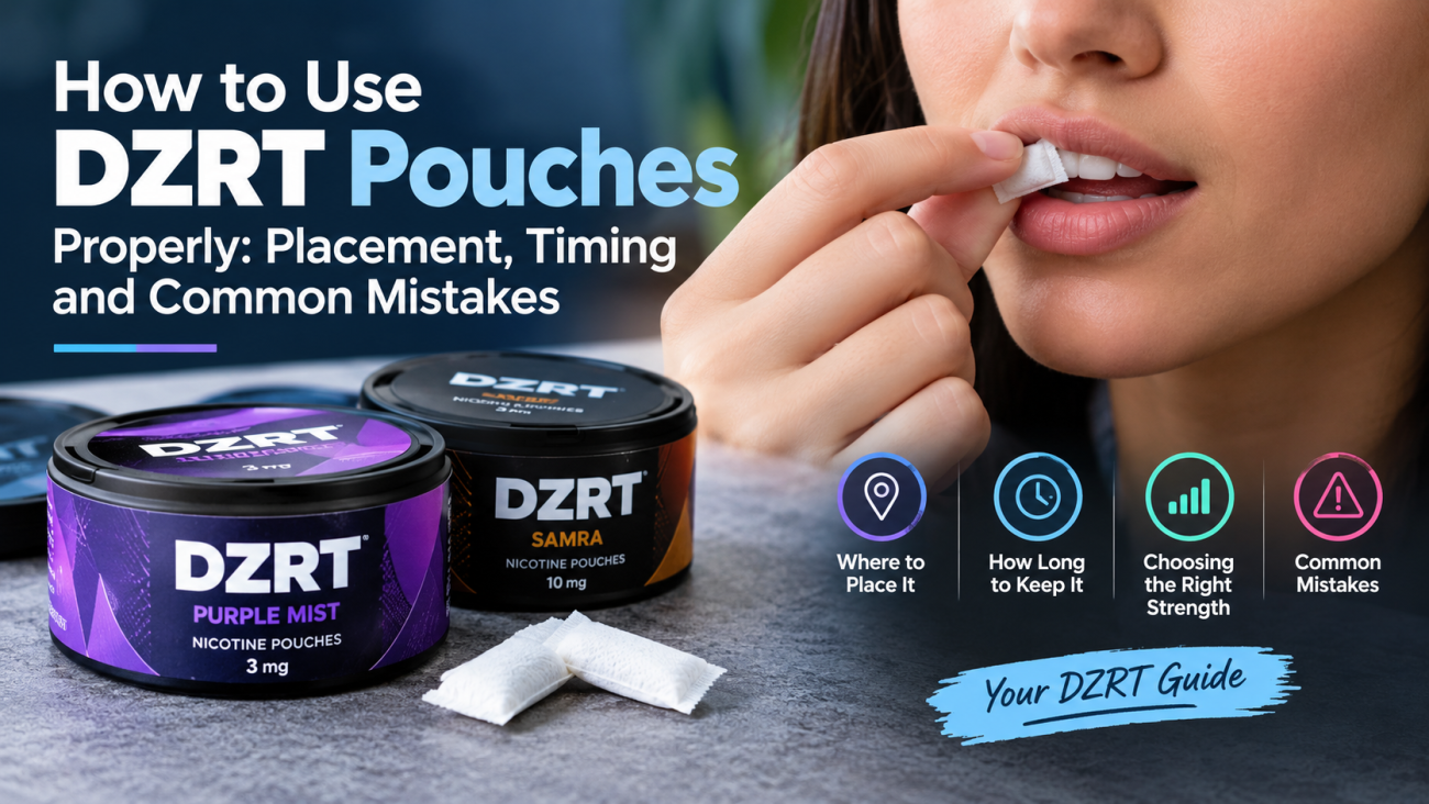How to Use DZRT Pouches Properly Placement, Timing and Common Mistakes