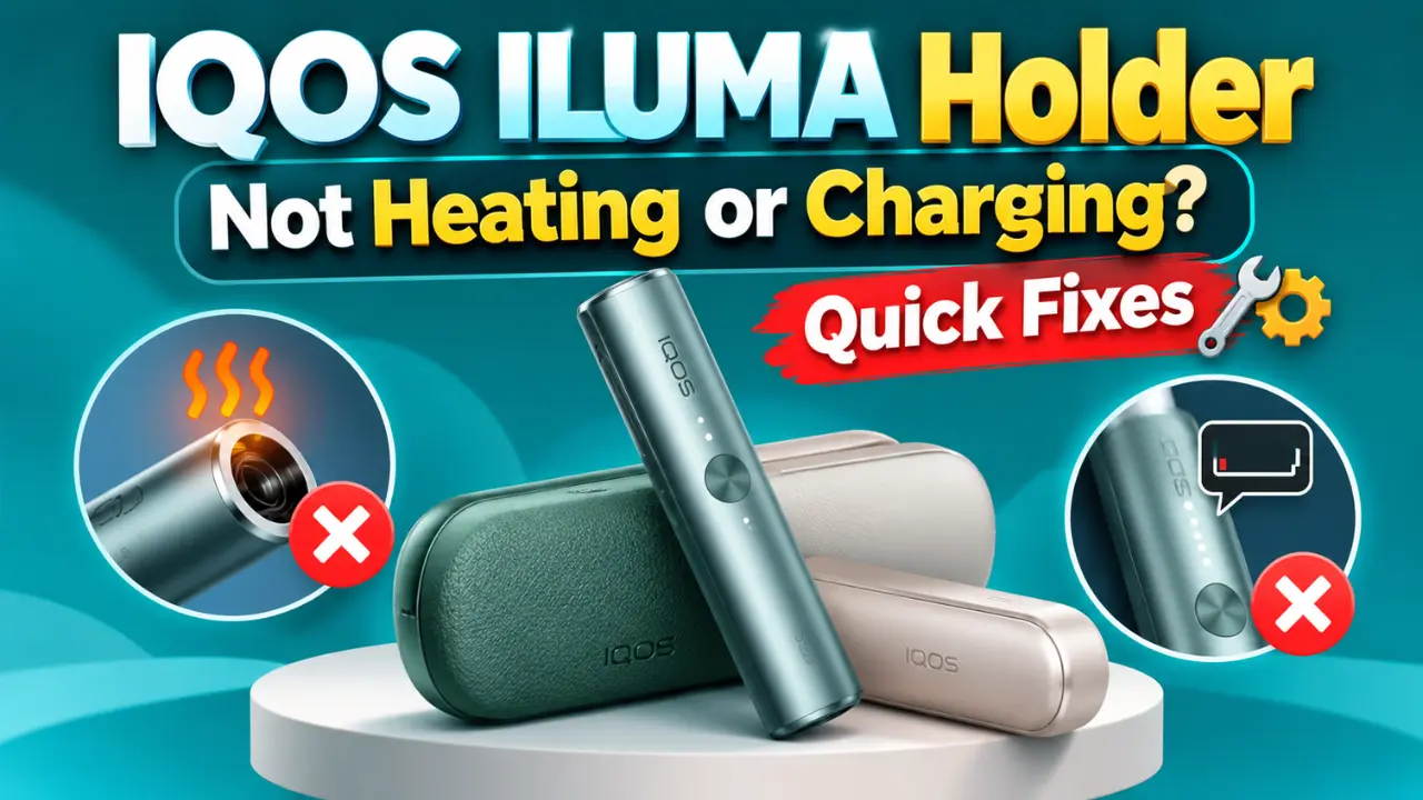 IQOS ILUMA Holder Not Heating or Charging Quick Fixes Guide