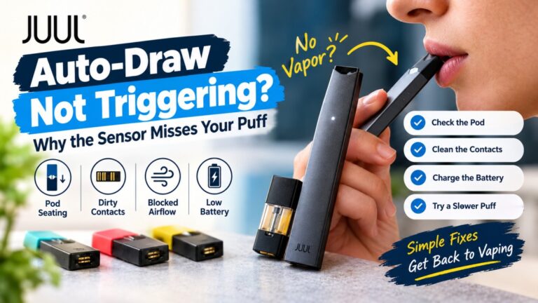 JUUL Auto-Draw Not Triggering Why the Sensor Misses Your Puff